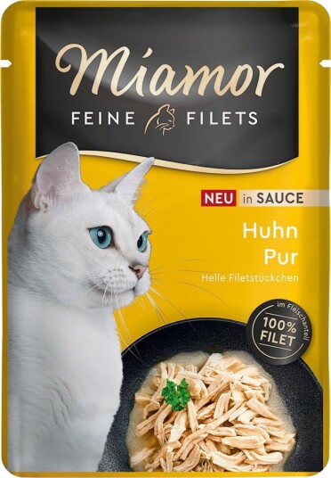 Miamor Våtfôr Fine Fileter I Saus Kylling 24 X 100 G Miamor Våtfôr Fine Fileter I Saus Kylling 24 X 100 G