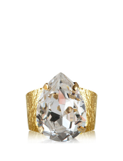 Caroline Svedbom Classic Drop Ring - Gold - ONE SIZE