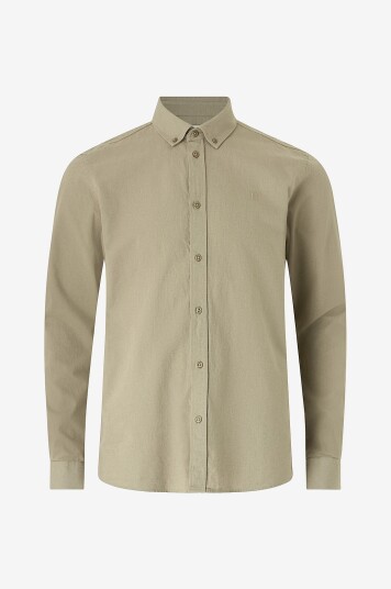 Les Deux Skjorte Konrad Cotton Linen Natur Les Deux Skjorte Konrad Cotton Linen Natur