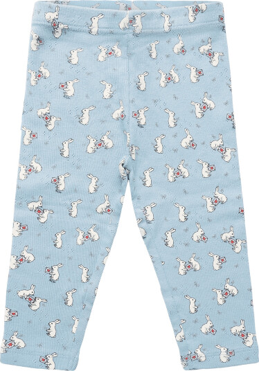 The New Tnsbvita Pointelle Leggings Blue 68