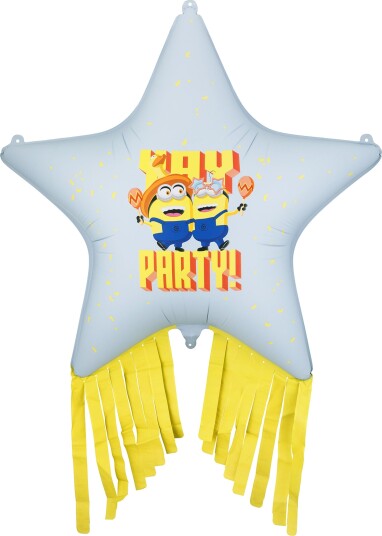 Partydeco Folieballong Minions Stjerne med Tassles FB326