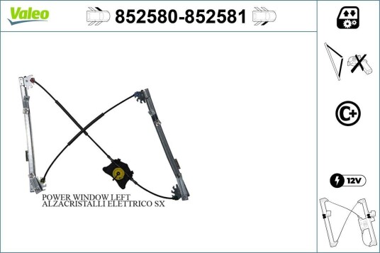 Vindusheis VALEO 852580