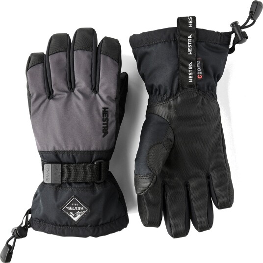 Hestra Gauntlet CZone Jr. 5 finger Graphite & Black 7
