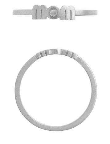 Wow Mom Ring Sølv Sterling 925 54 Eurosize