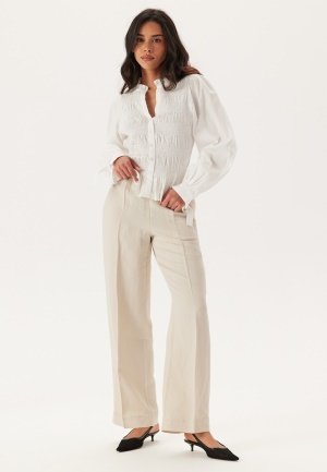 GANT Rel Linen Blend Pull On Pants Putty 34