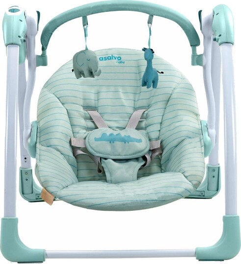 Asalvo Daddy Vippestol Til Baby Tidsur 5 Gyngehastigheter 2 Posisjoner Coco