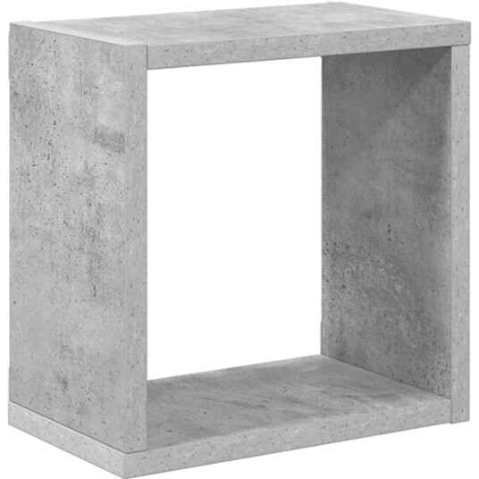 Vegghyller kubeformet 4 stk betonggrå 26x15x26 cm