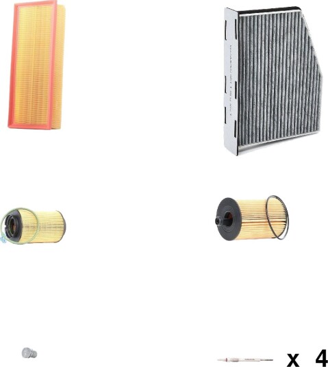 Servicepakke RIDEX 4682P4105