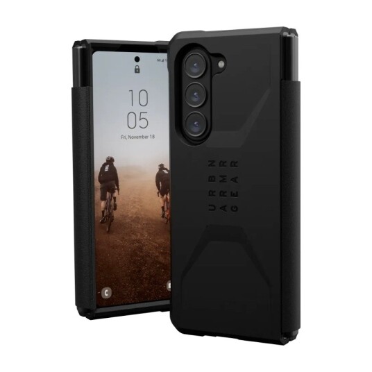 UAG Civilian Samsung Galaxy Z Fold 5 deksel (sort)