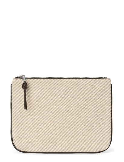 DAY ET Day Structure Twill Pouch Cream ONE SIZE