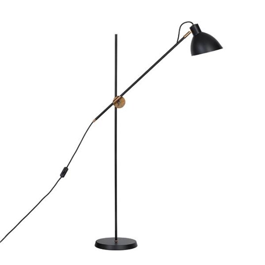 Konsthantverk KH#1 Gulvlampe Raw Messing & Sort Konsthantverk KH#1 Gulvlampe Raw Messing & Sort