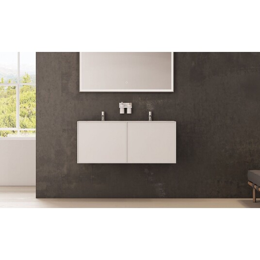Copenhagen Bath Nexø 120 Servantskap 1200x400 cm med servant Hvit Matt Copenhagen Bath Nexø 120 Servantskap 1200x400 cm med servant Hvit Matt