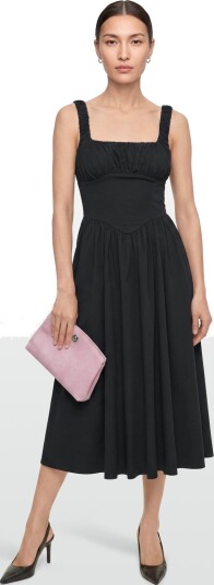 Gina Tricot Corset Dress Black 42