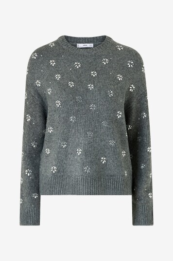 Mango Genser Sweater Brillo Grå