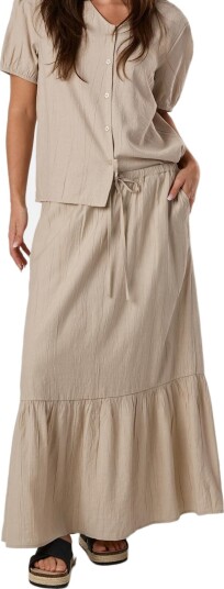 Seaside Savannah Crinkle Long Skirt W