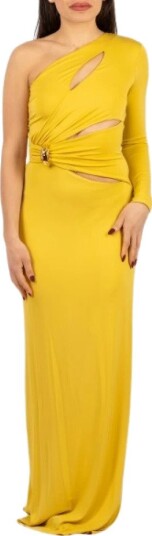 Elisabetta Franchi Dame Kjoler Gul S,