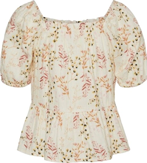 Vero Moda Girl Glow Natali Topp Pebble Glow (152 / 12 år)