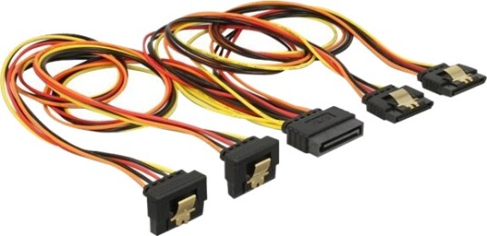 Delock Strømsplitter Sata-Strøm P Låst Til Sata-Strøm R Metallklips 3.3 / 5 / 12 V 50 Cm Svart Gul Rød Oransje Delock Strømsplitter Sata-Strøm P Låst Til Sata-Strøm R Metallklips 3.3 / 5 / 12 V 50 Cm Svart Gul Rød Oransje