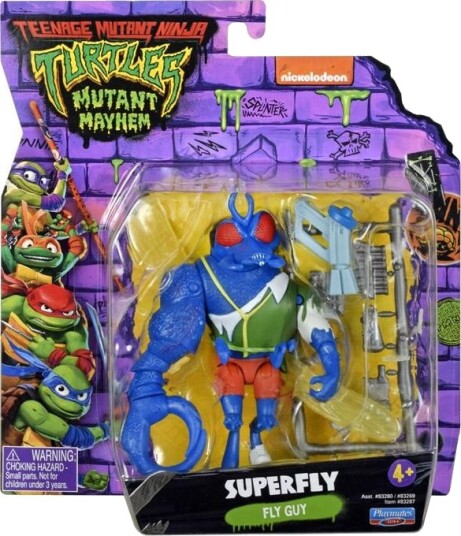 Teenage Mutant Ninja Turtles Actionfigur Mutant Mayhem Superfly Fly Guy 12cm Teenage Mutant Ninja Turtles Actionfigur Mutant Mayhem Superfly Fly Guy 12cm