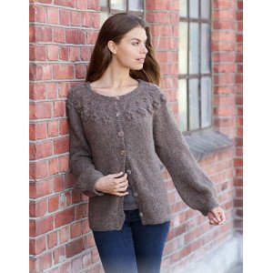 �City Living�by DROPS Design Jakke Strikkeoppskift str. S XXXL Small