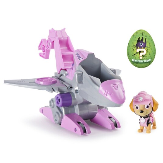 Paw Patrol Skye Dino Deluxe Lekesett med Redningskjøretøy
