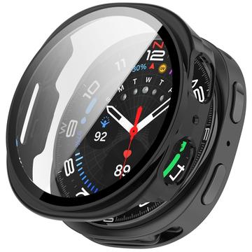 Samsung Galaxy Watch8 Plastdeksel med Skjermbeskytter 44mm Svart Samsung Galaxy Watch8 Plastdeksel med Skjermbeskytter 44mm Svart