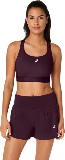 ASICS Road Compression Bra Burgunder M