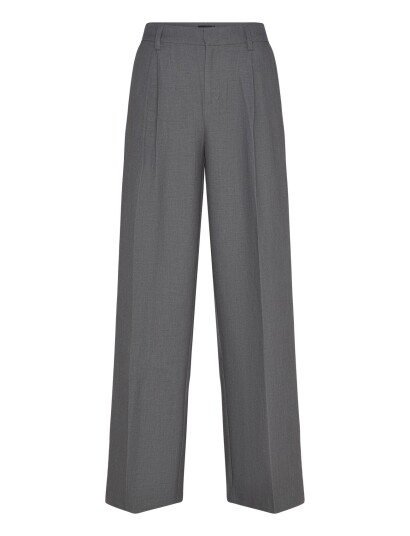 Gina Tricot Wide Pleated Trousers Grey 38