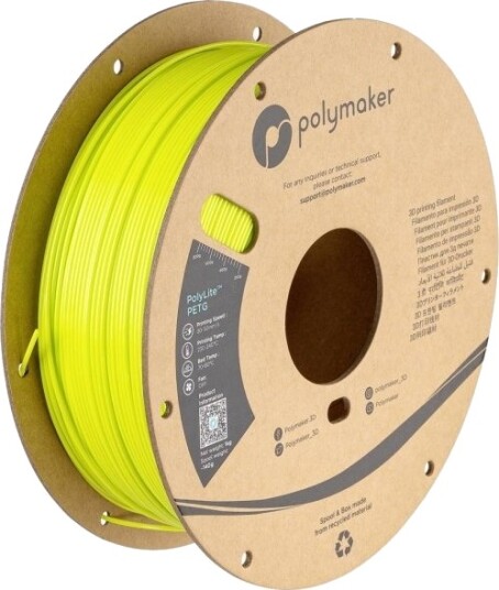 Polymaker PolyLite PETG Filament 1.75 mm 1000 g Lime PB01041