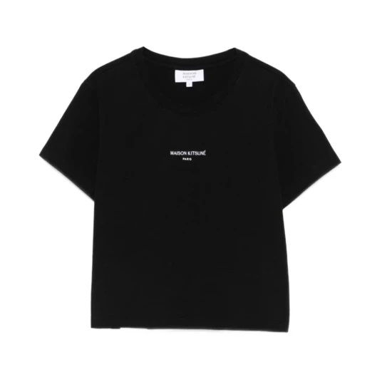 Maison Kitsuné Dame Topper Svart S, Maison Kitsuné Dame Topper Svart S,