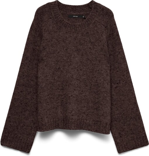 Vero Moda Vmingrid Ls O Neck Pullover Brown L