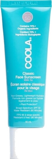 COOLA Classic Face Sunscreen White Tea SPF 50 50 ml