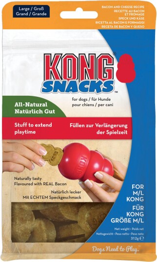 KONG Hundefôr Bacon & Ost Keks Large 312g KONG Hundefôr Bacon & Ost Keks Large 312g