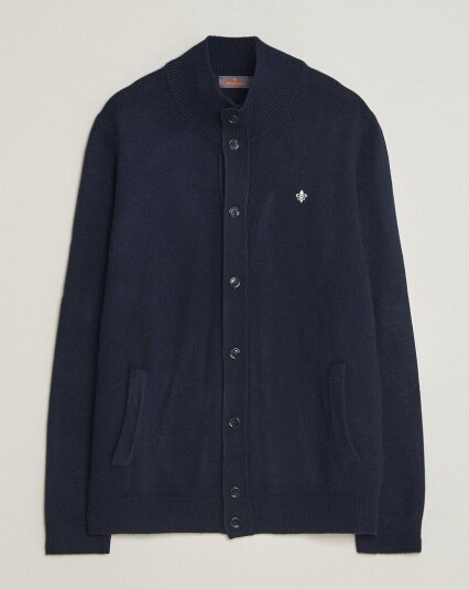 Morris Hertford Button Cardigan Navy