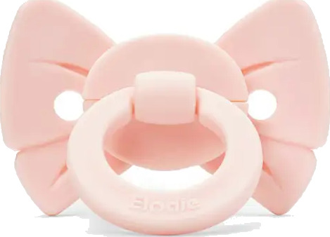 Elodie Details Pacifier Binky Bow Nb Misty Pink Pink ONE SIZE Elodie Details Pacifier Binky Bow Nb Misty Pink Pink ONE SIZE