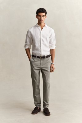 Klassiske chinos i slim fit PEWTER GREY 40/32 Klassiske chinos i slim fit PEWTER GREY 40/32
