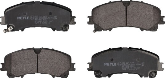 Bremseklosser MEYLE 025 221 1716 Bremseklosser MEYLE 025 221 1716