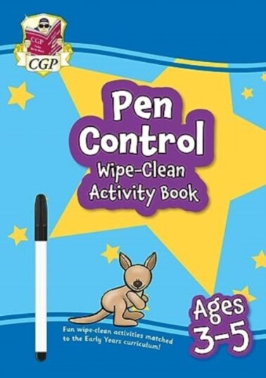 New Pen Control WipeClean Activity Book for Ages 35 (with pen)