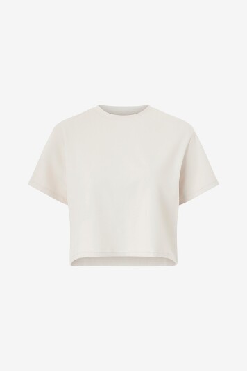 Drop Of Mindfulness   T skjorte Butter Soft Cropped   Beige