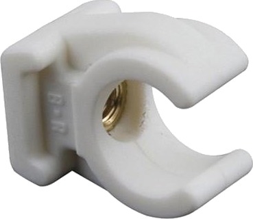 Klem rørbærer plast 28 mm