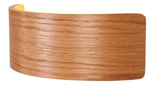 Lindby LED-vegglampe Rafailia i tre, naturlig utseende