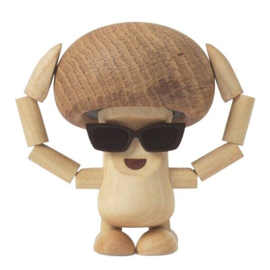 Spring Copenhagen - Woodies Marvin Mushroom trefigur 8,5 cm lønn