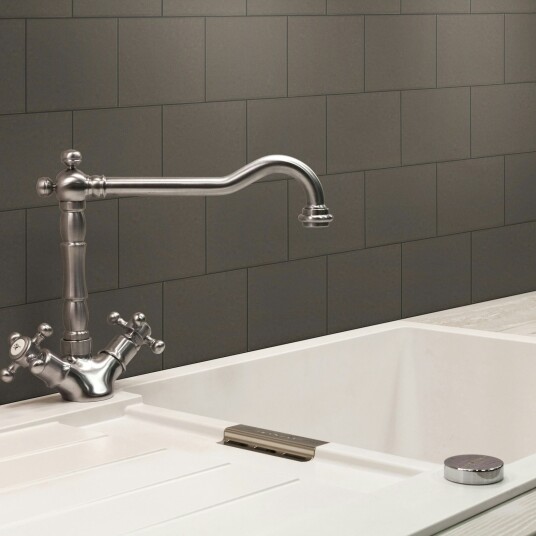 Flis Arredo Slate Brun 10x10 cm