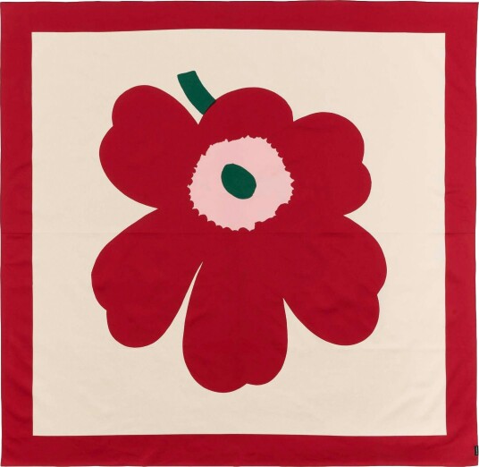 Unikko Duk 140x140 cm Cranberry / Rosa