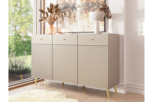 Kommode Hester 150 cm Sand beige