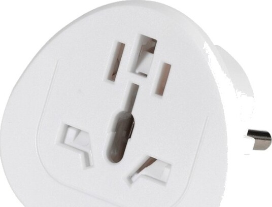 Vivanco Reiseadapter Universell Til Type E/F Hybrid Hvit