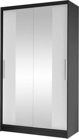 Glenmore Garderob m. Spegel White -