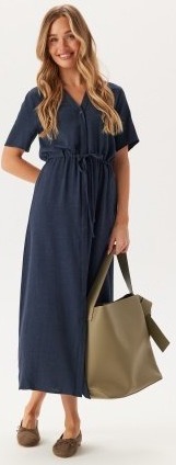 SELECTED FEMME Slfviva-damina Ss Ankle Sun Dr Dark Sapphire 34