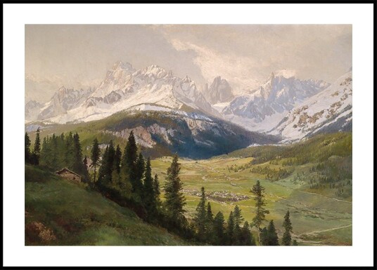 View from Mount Helm by Konrad Petrides Plakat Plakat / 40x50cm