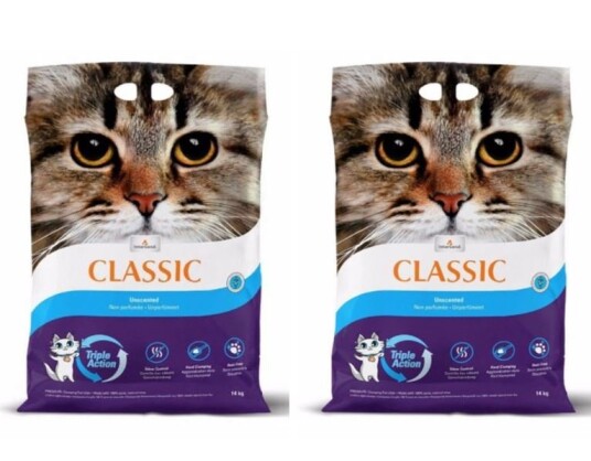Intersand 2 X Catlitter Extreme Classic Odour Neutral 14Kg